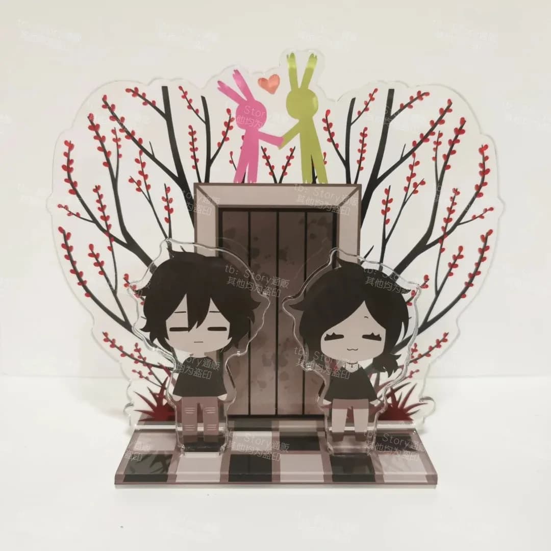 Le cercueil d'Andy et Leyley q version jeu marchandises kawaii acrylique support bureau affichage Co