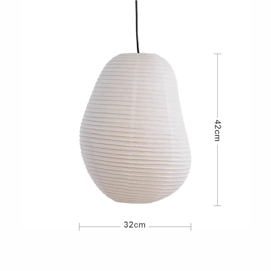 Design japonais Akari Noguchi lampes suspendues LED E27 papier de riz Zen Art lampe suspendue chambr