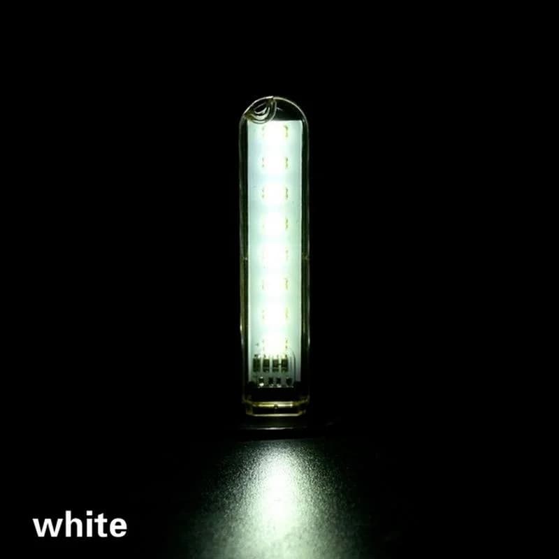 1 pièces 8 LED Mini lampe USB Portable DC 5V Camping USB éclairage pour PC Portable batterie externe