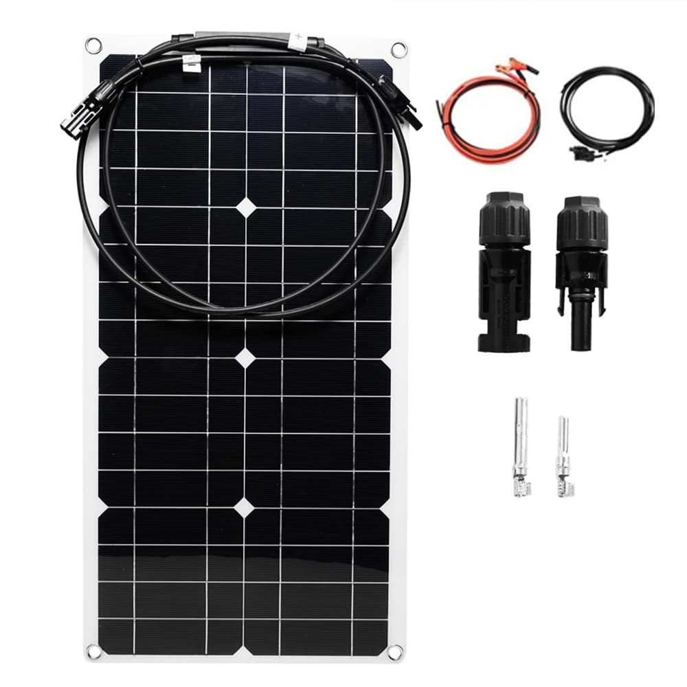 Panneau solaire 500W 16V, haute efficacité, chargeur de batterie 12V, voiture, bateau, camping-car, 