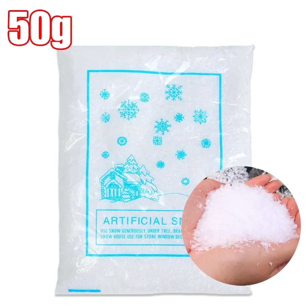 Hiver artificielle fausse neige noël neige poudre noël flocon de neige décor pour bricolage artisana