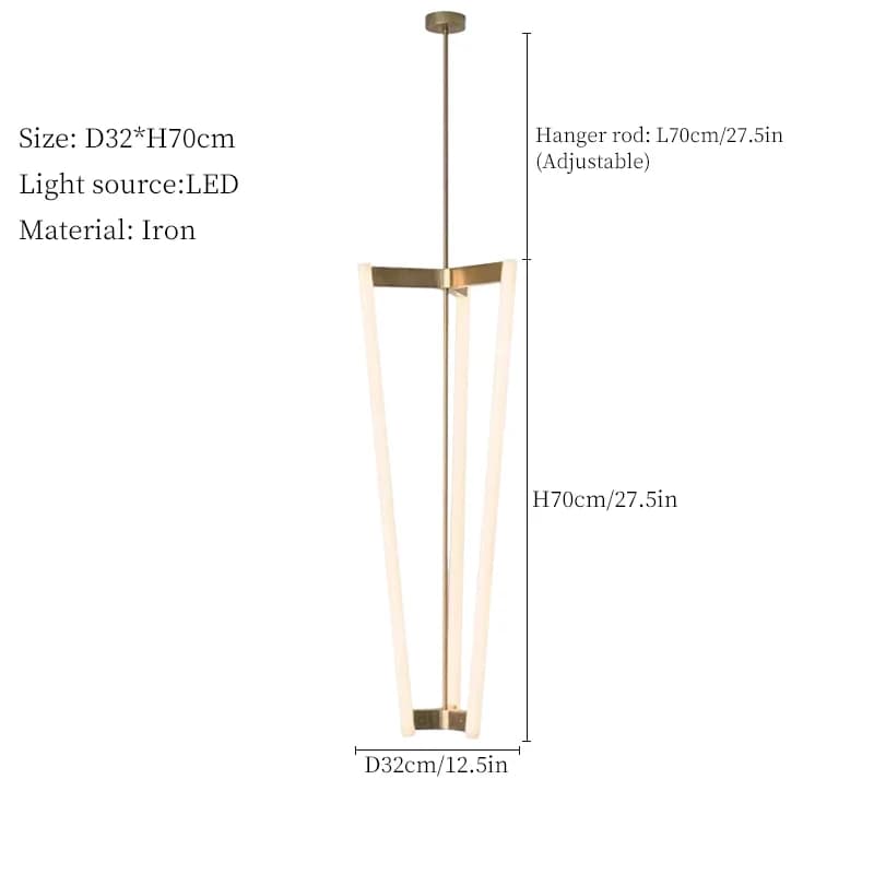Plafonnier LED suspendu en fer au design minimaliste créatif, luminaire décoratif d'intérieur, idéal