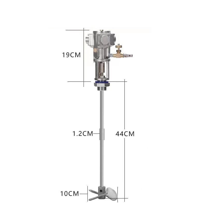 Équipement de mélange de 5 gallons mélangeur pneumatique 60L agitateur d'air mélangeur d'air agitate