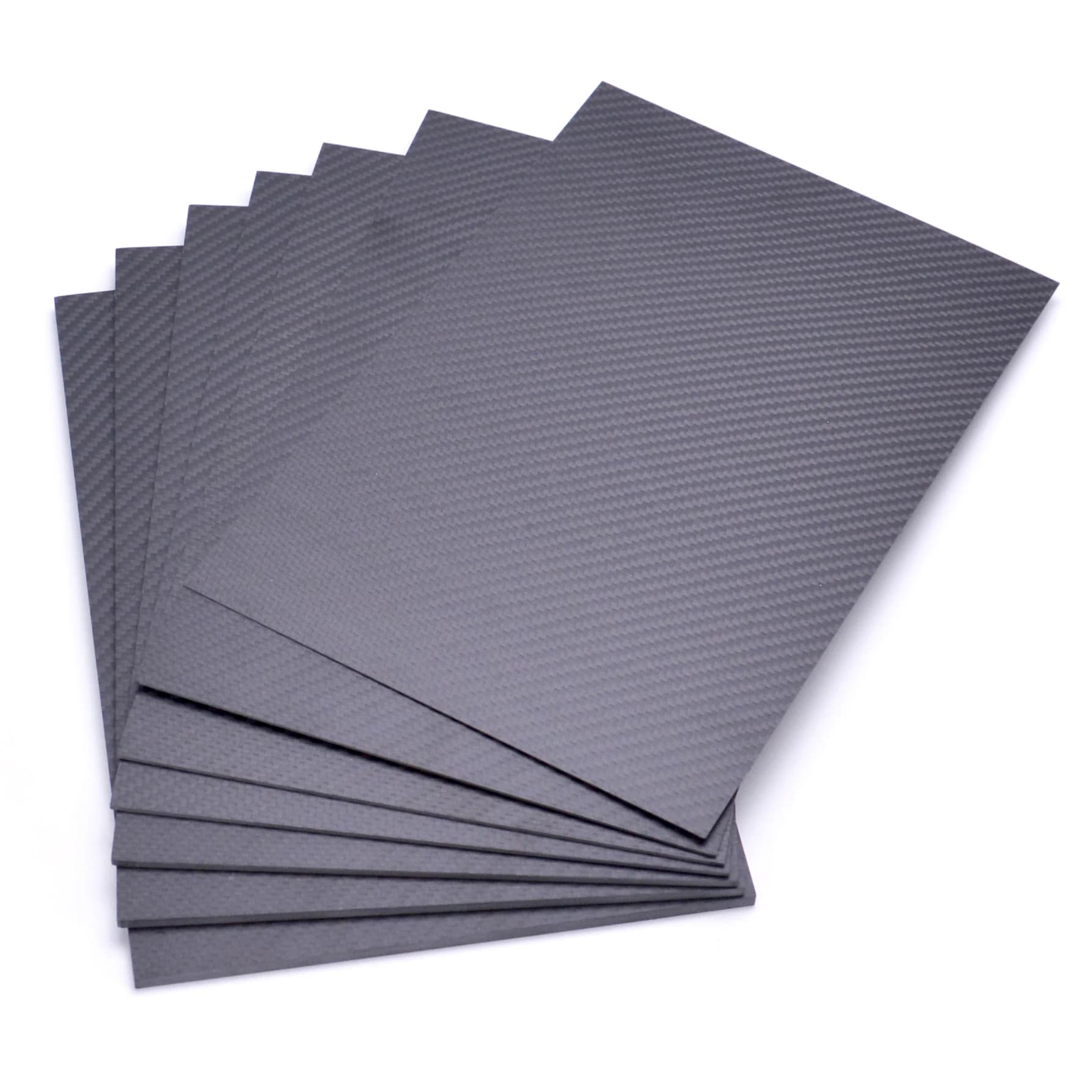 Feuilles de panneaux de plaques de carbone, 200mm X 300mm 0.5mm 1mm 1.5mm 2mm 3mm 4mm 5mm, matériau 