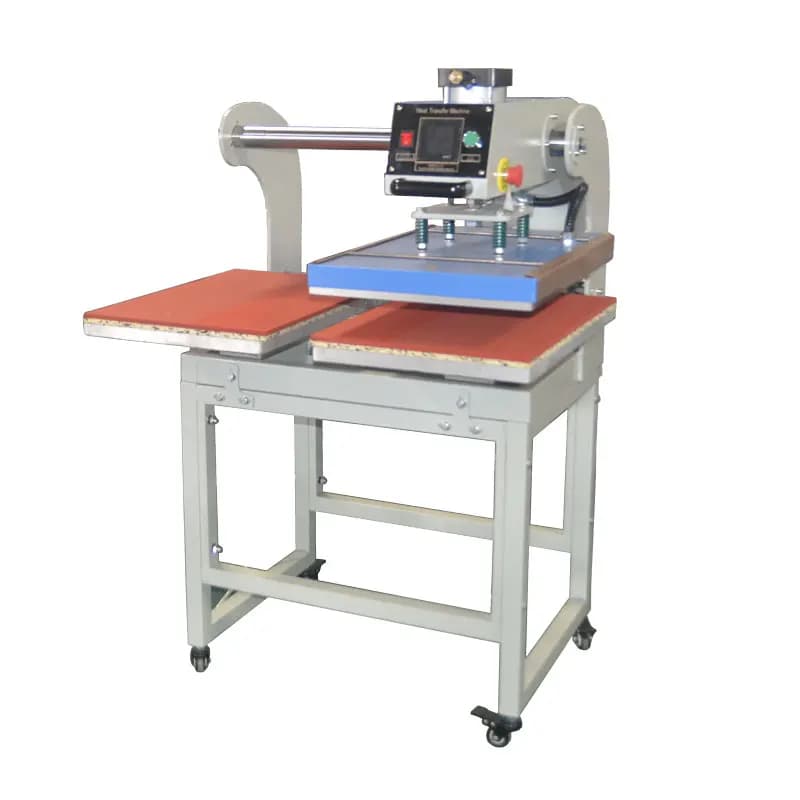 Presse à chaud automatique, manuelle et pneumatique 220V/380V double station pour sublimation de t-s