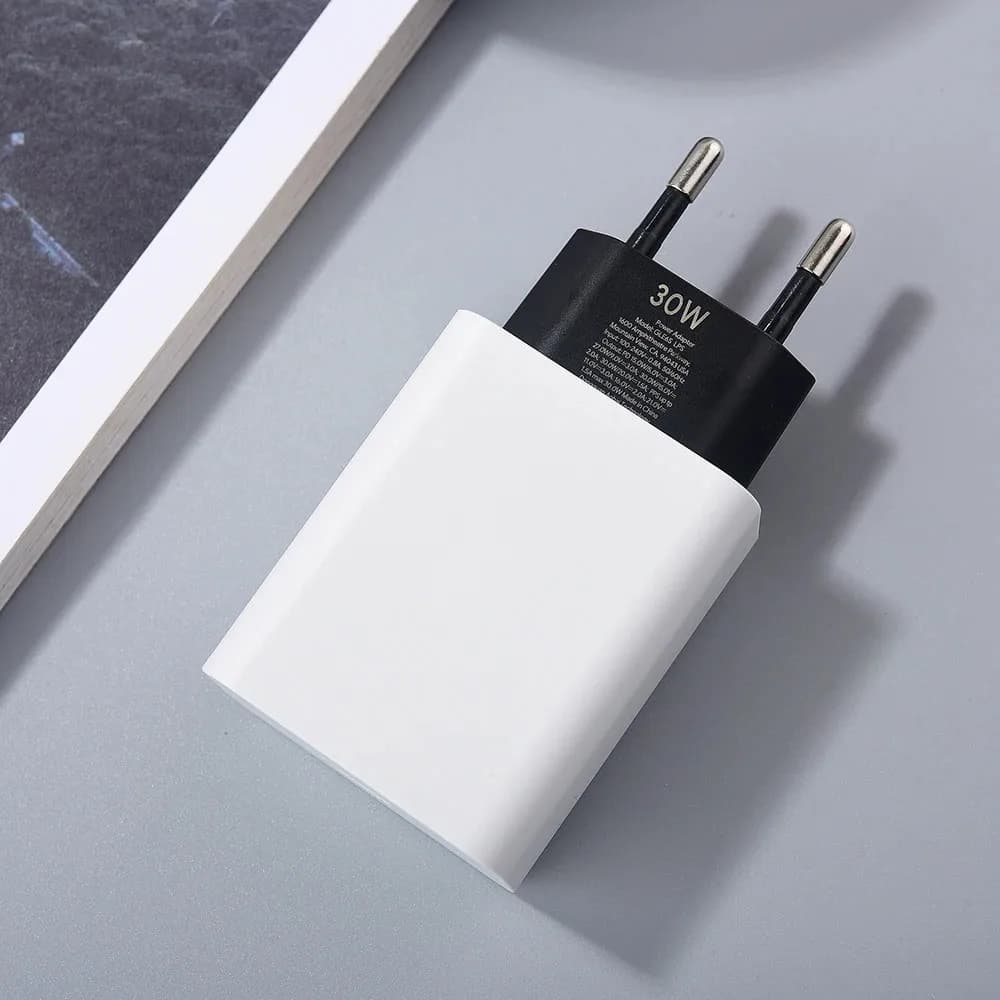 Chargeur EU 30W pour Google Pixel 8 7 6 5 4 9 Pro Type C, adaptateur de charge rapide PD mural avec 