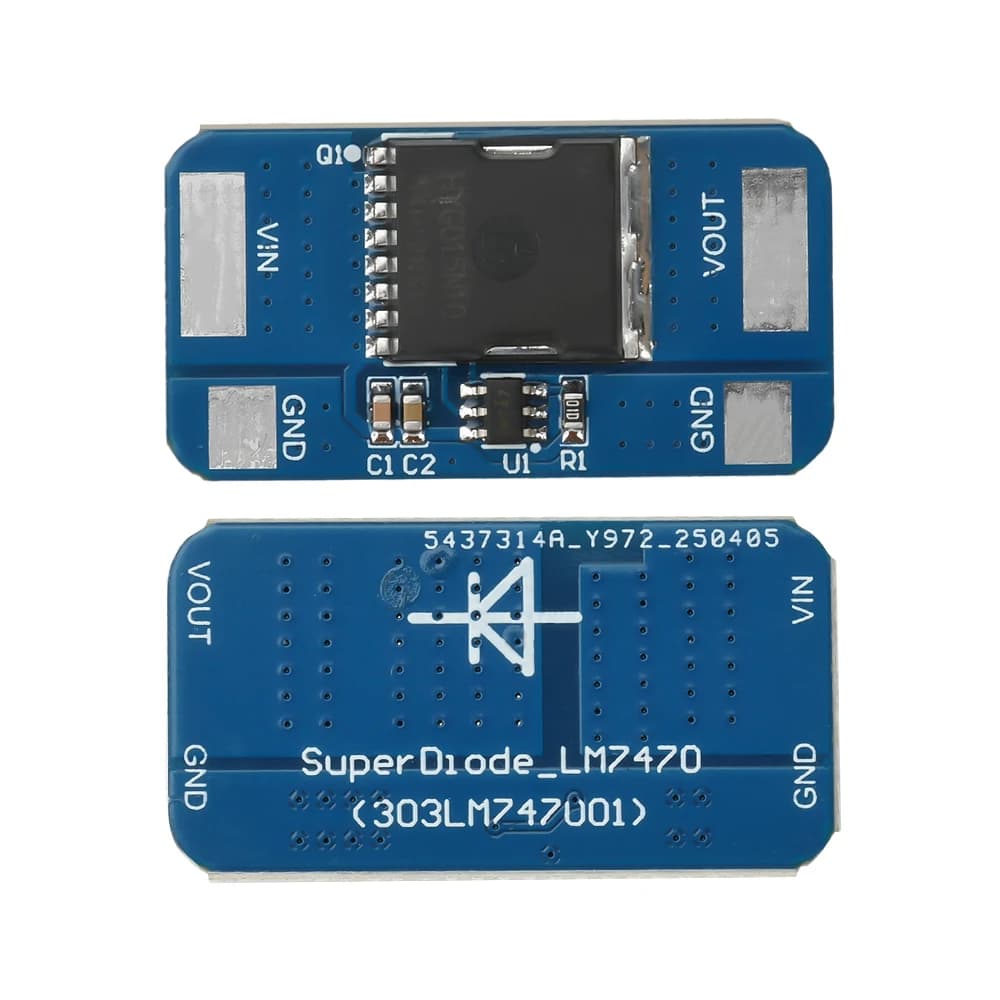 Le module de diode idéal à faible puissance 5-30 V LM74700 empêche le reflux de courant pour protége
