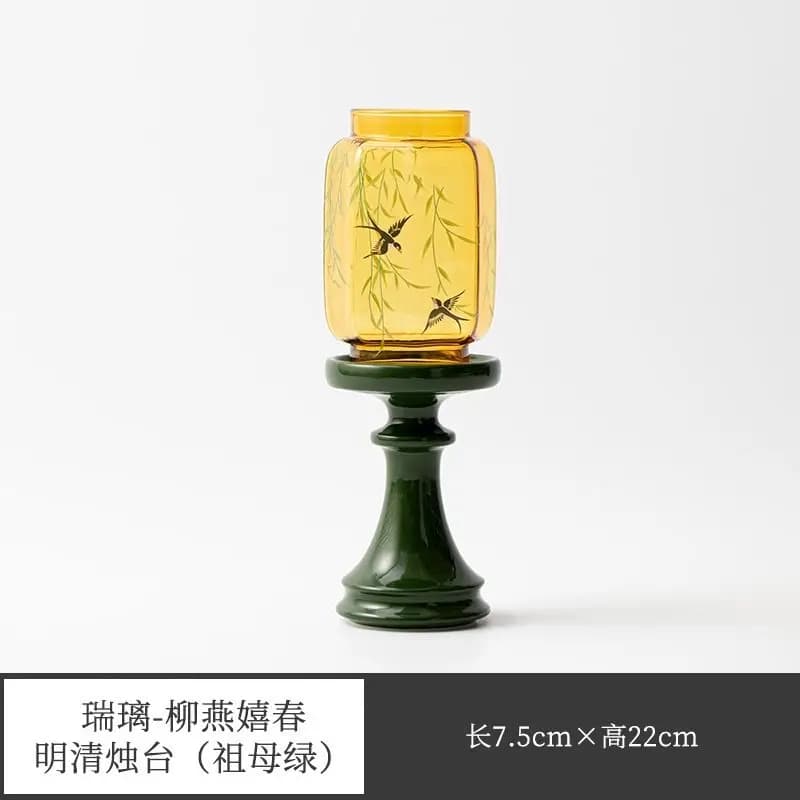 Bougeoir lampe Zen salon de thé atmosphère lampe maison sol bougie lampe haut niveau d'apparence orn