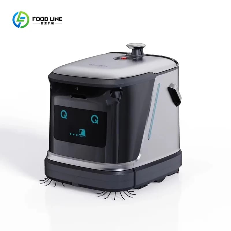 Robot de nettoyage professionnel, aspirateur et serpillière robotisés avec station de nettoyage auto