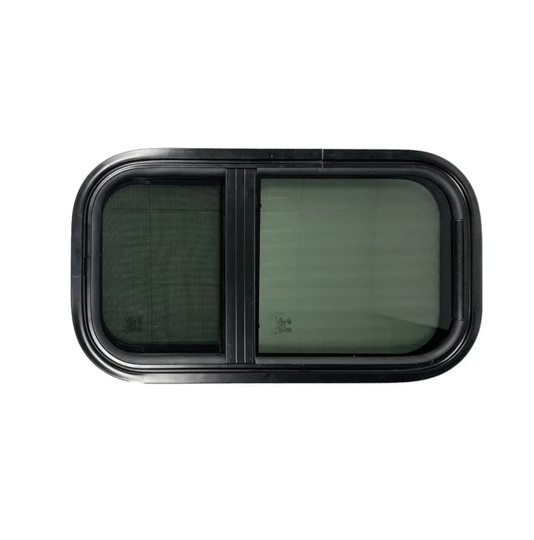 Accessoires de fenêtre de camping-car coulissants à demi-maille pour camping-car caravane camping-ca