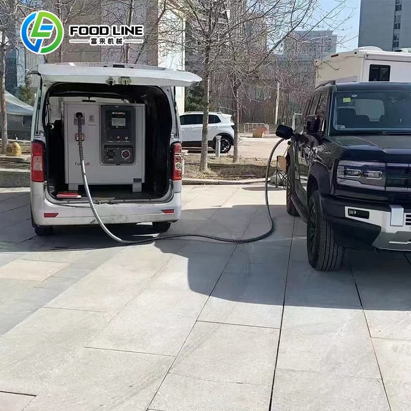 Station de recharge rapide pour véhicules électriques personnalisée, chargeur portable pour véhicule