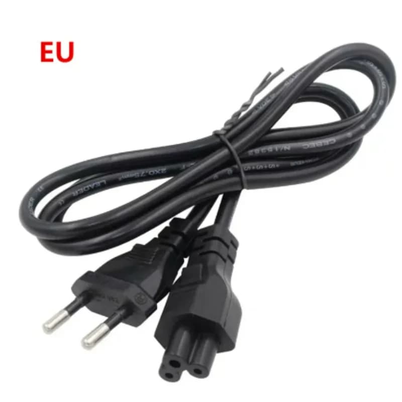 Câble universel pour chargeur d'ordinateur portable, prise EU US de 1.2m, adaptateur d'alimentation 