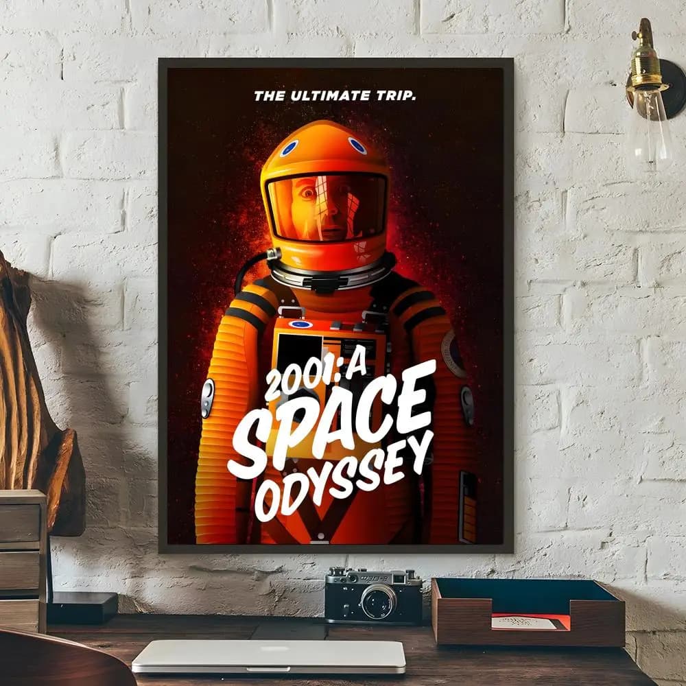 Affiche de la Odyssée dans l'espace 2001, affiches haute définition, art mural pour le salon et la d