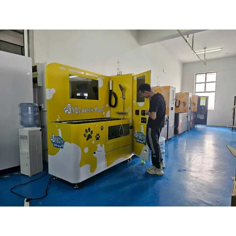 Station de lavage automatique pour chiens, en libre-service, portable, commerciale, pour toutes les 