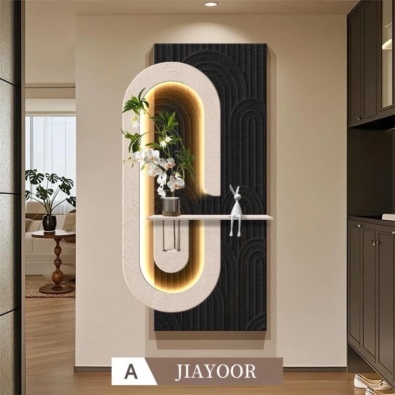 Salon moderne mur LED lampes pour couloir couloir minimaliste suspendu peinture Vase Mural lumières 