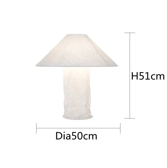 Lampe LED Wabi Sabi, lampe sur pied en papier japonais, lampe nordique Ingo Maurer, lampe de table p
