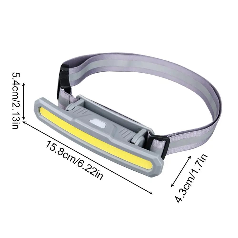 Ceinture lumineuse pour course nocturne, lampe de taille étanche rotative à 180 degrés avec LED ultr