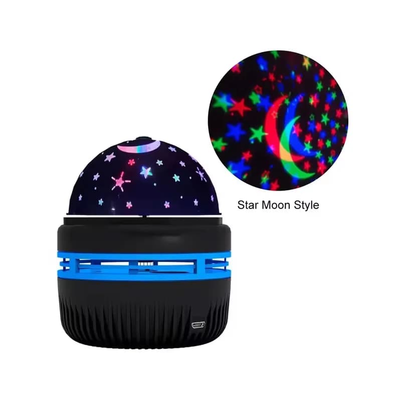 Projecteur de ciel étoilé LED coloré, boule magique de galaxie, lune, étoile, veilleuse d'ambiance p