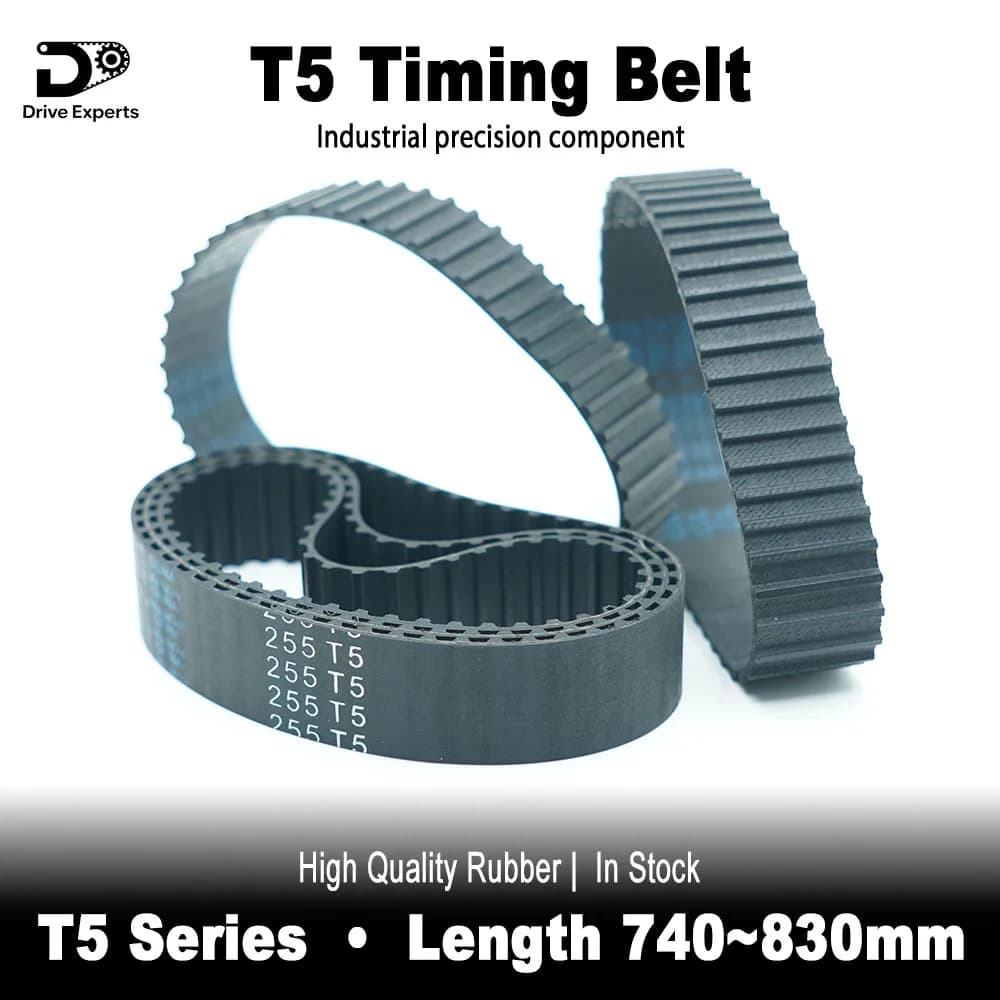 Courroie de distribution T5 haute résistance en stock, livraison rapide, 740 745 750 755 760 765 780