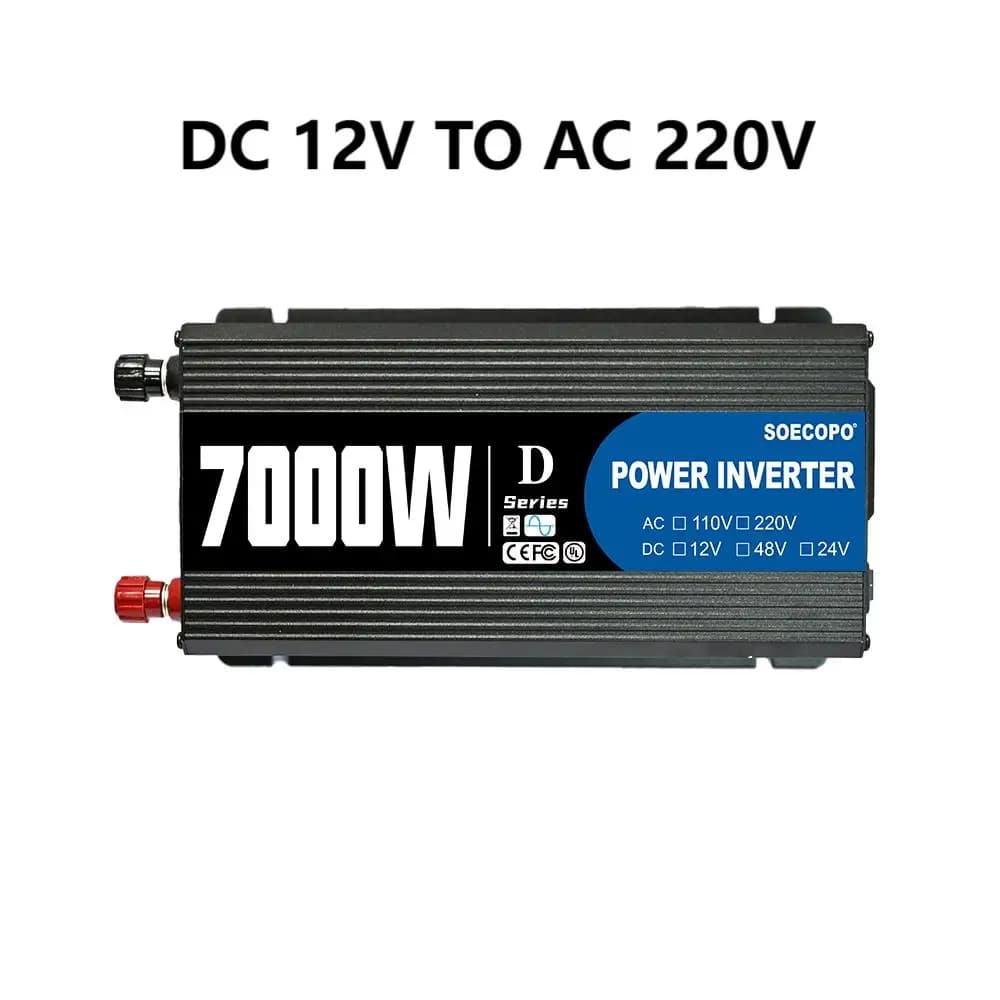Générateur solaire 7000W, panneau 500W, 12V DC à 220V 110V, onduleur 100A, contrôleur, système hors 