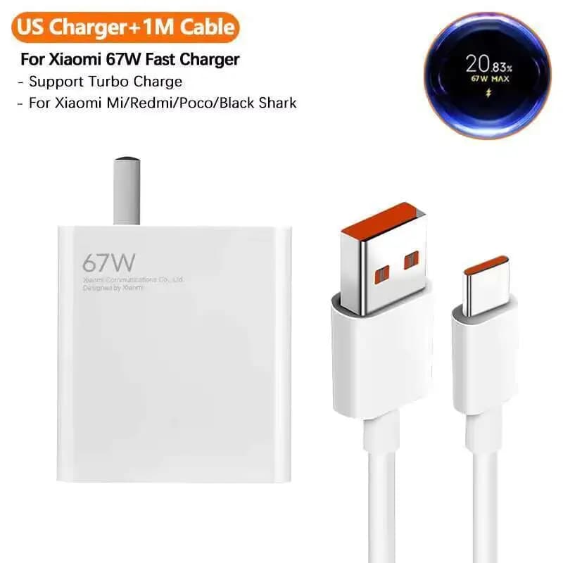 Xiaomi – chargeur USB Original 67W, adaptateur d'alimentation Super Turbo pour Mi 13 Lite K60 K60E K