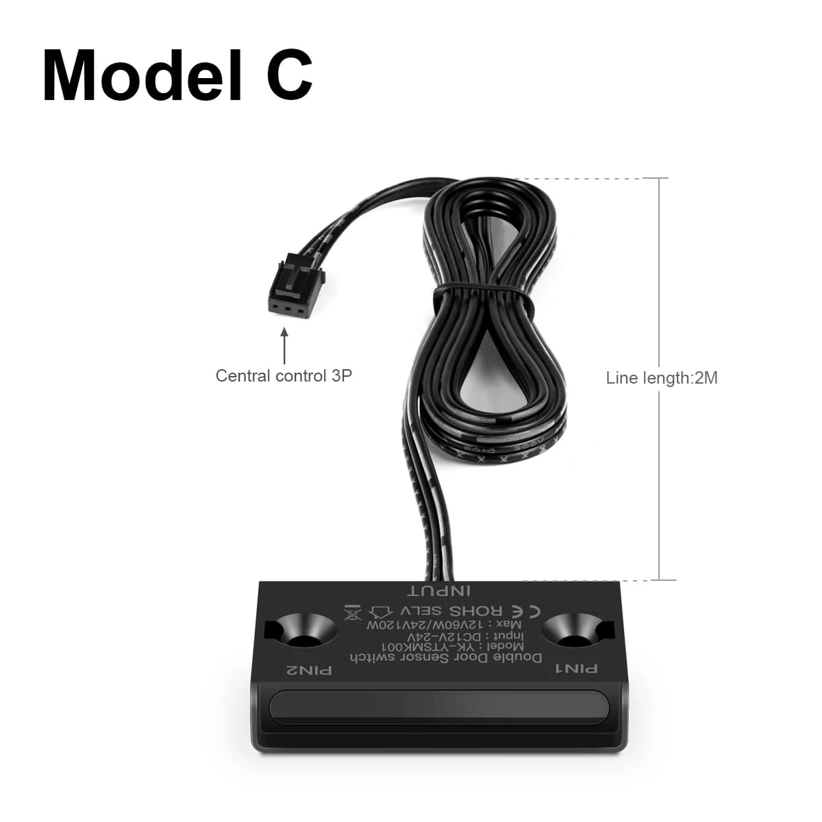 DC12-24V interrupteur de porte IR proximité Double capteur interrupteur porte ouverte/fermeture sur 