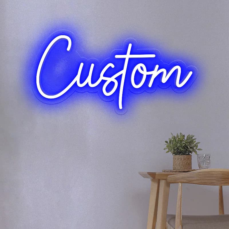 Nom personnalisé enseigne au néon personnalisé Led enseigne au néon veilleuse anniversaire mariage s