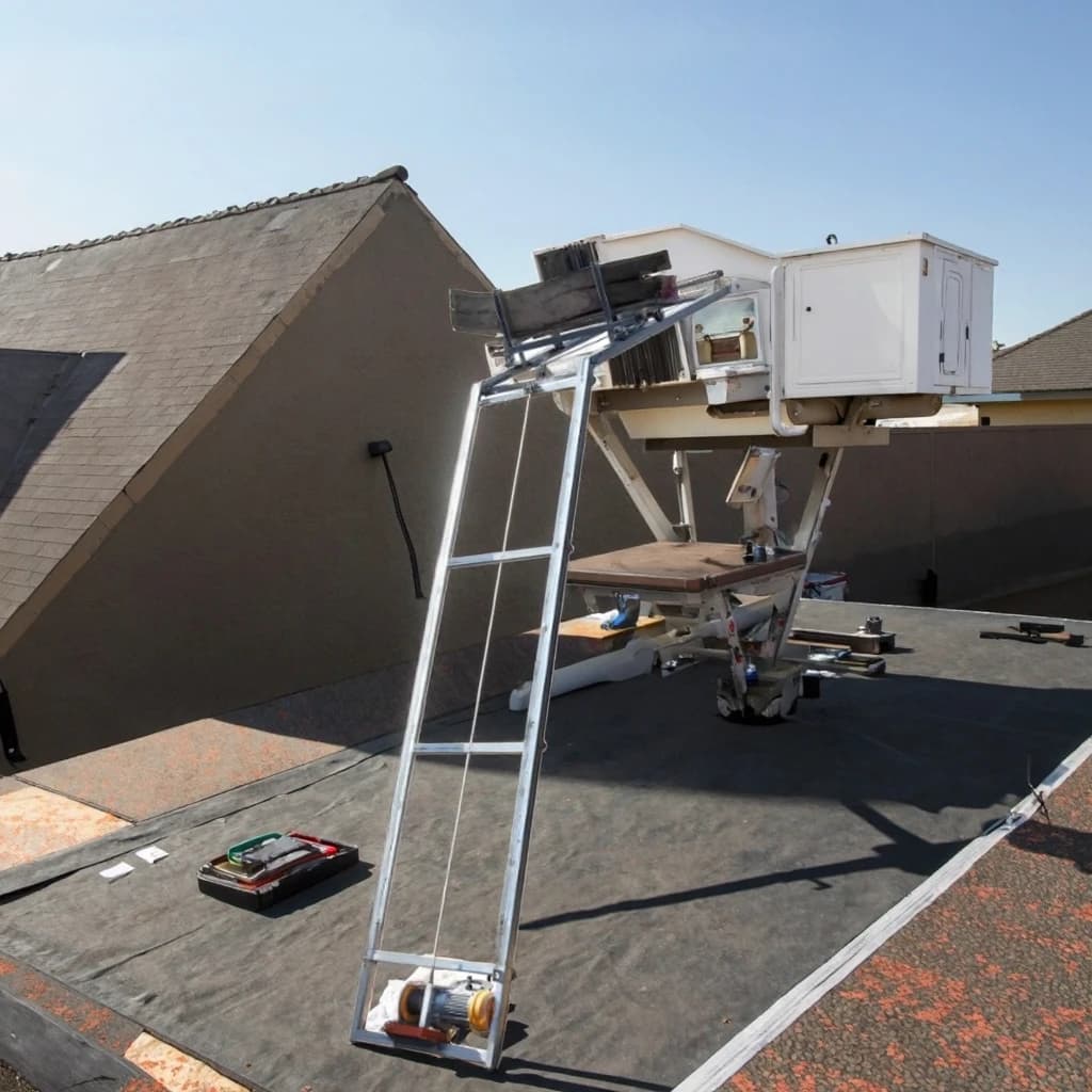 Palans électriques solaires pour panneaux photovoltaïques, moteur 1,45 kW, capacité de charge 300 kg