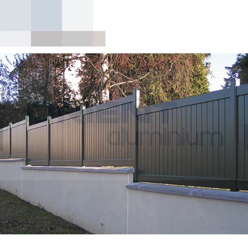 Décoration extérieure maison aluminium bassin de confidentialité jardin cour panneau de clôture écra