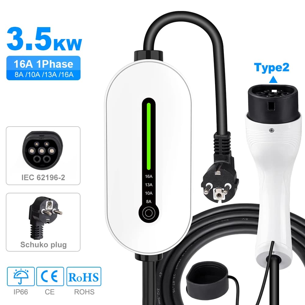 IPENGEN chargeur de voiture électrique Type 2 Type 1 GBT charge EV Station de charge Wallbox EVSE ch