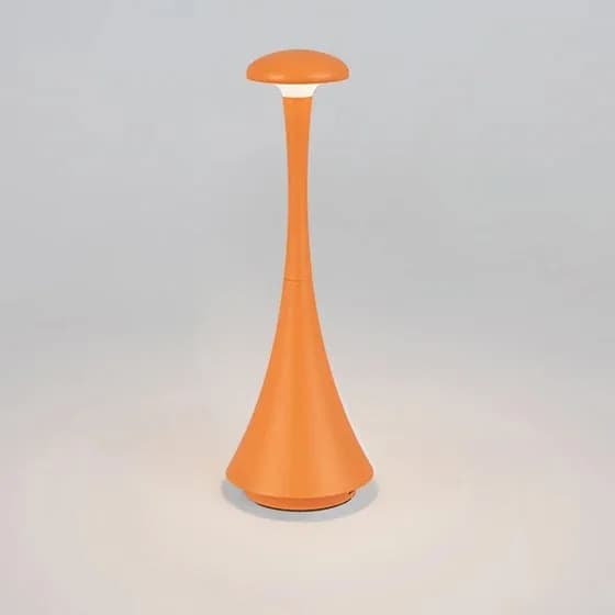 Nouvelle lampe de table en forme de champignon, rechargeable sans fil, tactile, lampe de bureau créa
