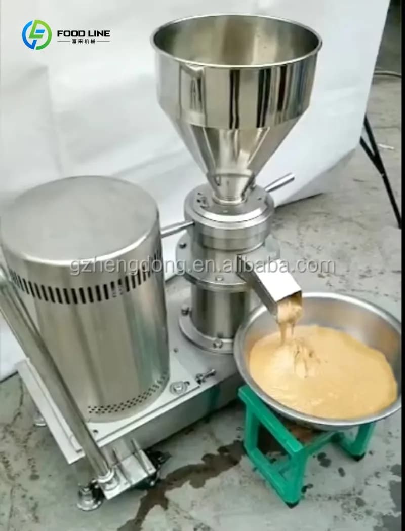 Machine de broyage de noix, traitement du lait d'amande, beurre d'arachide, Machine de fabrication