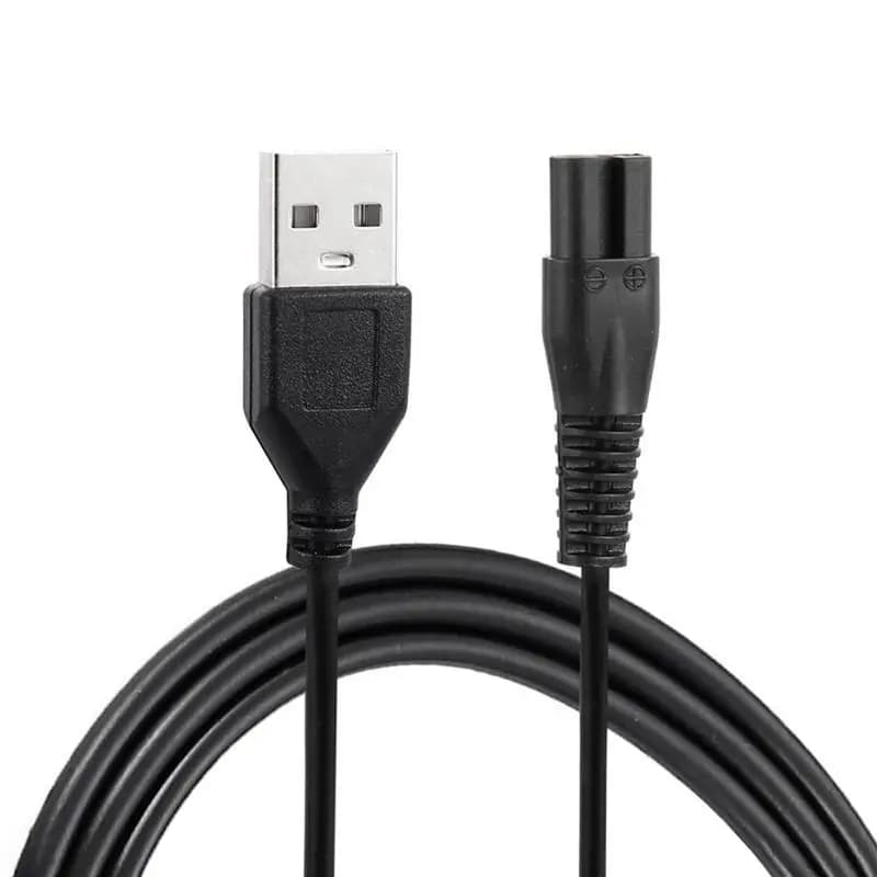 Câble de chargement USB, cordon d'alimentation, fil de chargeur pour toilettage méridien, rasoirs él