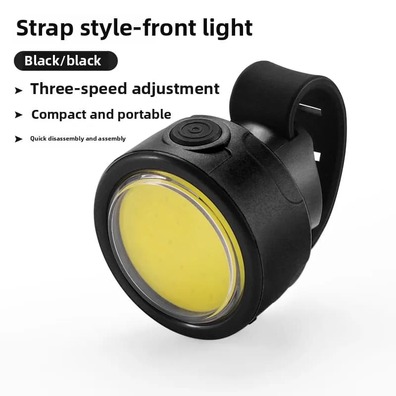 Feux avant de vélo feux arrière de vélo étanche lampe de vélo vtt alimenté par batterie avertissemen