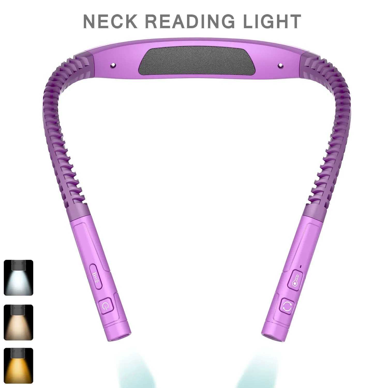 LED cou lampe de lecture 3 couleurs 3 luminosité livre lumière lampe de lecture Usb lampe Rechargeab