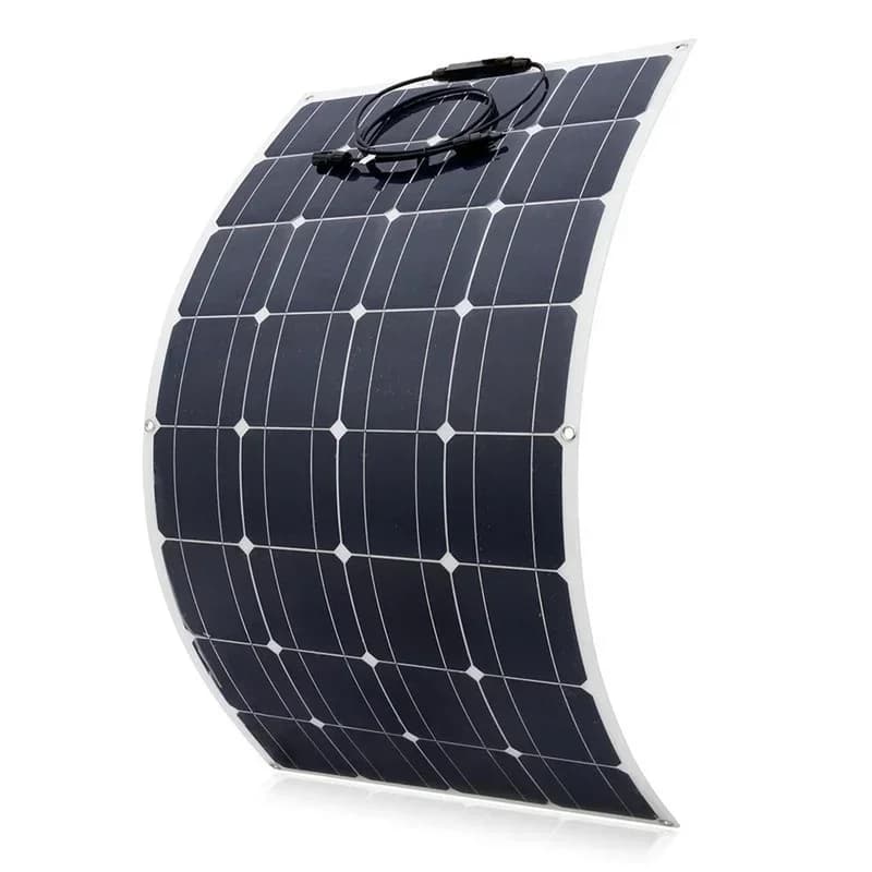 Panneau solaire Mono Flexible 200W 100W, Module de contrôleur solaire 20A/10A pour voiture, camping-