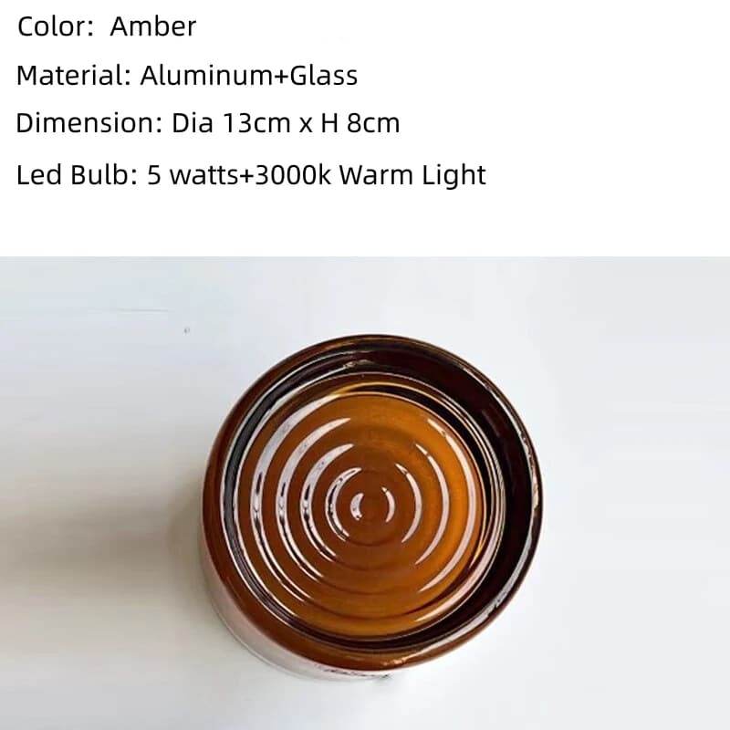Applique murale LED en verre pour chambre à coucher, salon, escalier, salle de bain