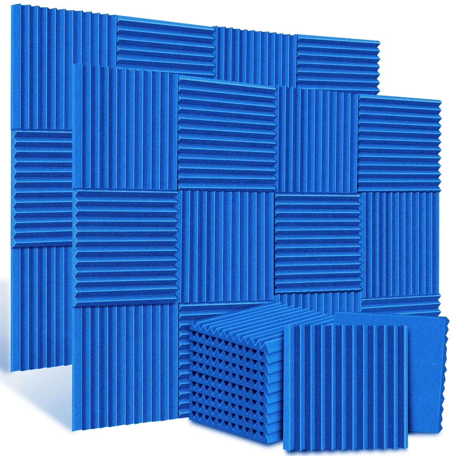 12Pack 12 "x 12" x 1 "panneaux d'isolation phonique en mousse pour Studio de musique panneaux insono