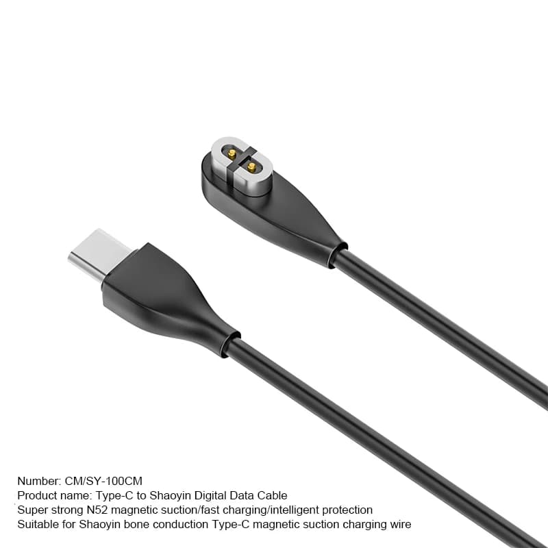 Shokz AS800/S803/S810/OpenRun casque à Conduction osseuse USB/type-c câble de charge rapide chargeur