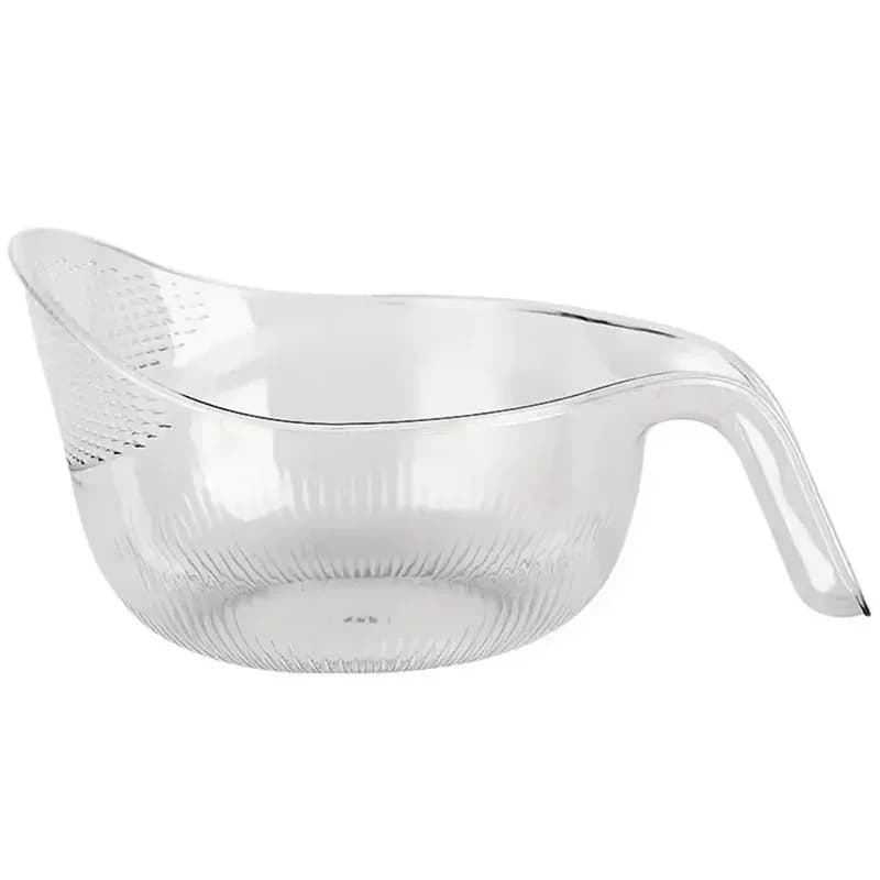 Filtre de lavage de riz avec poignée, gadget de cuisine, bassin de rinçage, panier de vidange, ménag