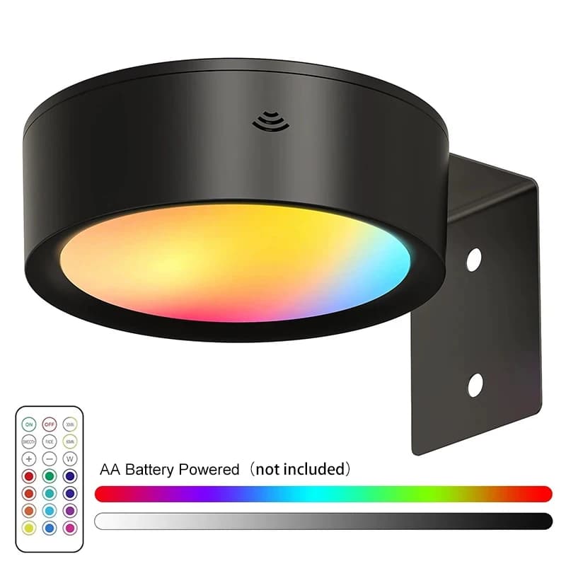 Lumières d'image magnétiques LED pour peinture, avec télécommande, lampe d'accent LED à piles pour c