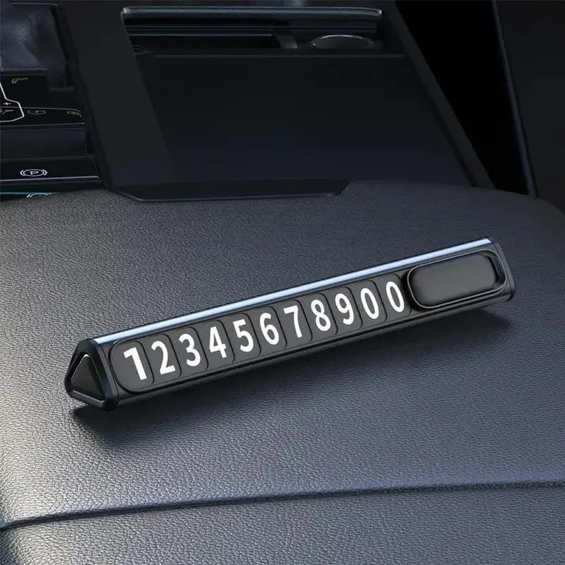 Nouvelle plaque d'immatriculation temporaire cachée pour voiture avec affichage de 6 chiffres pour u