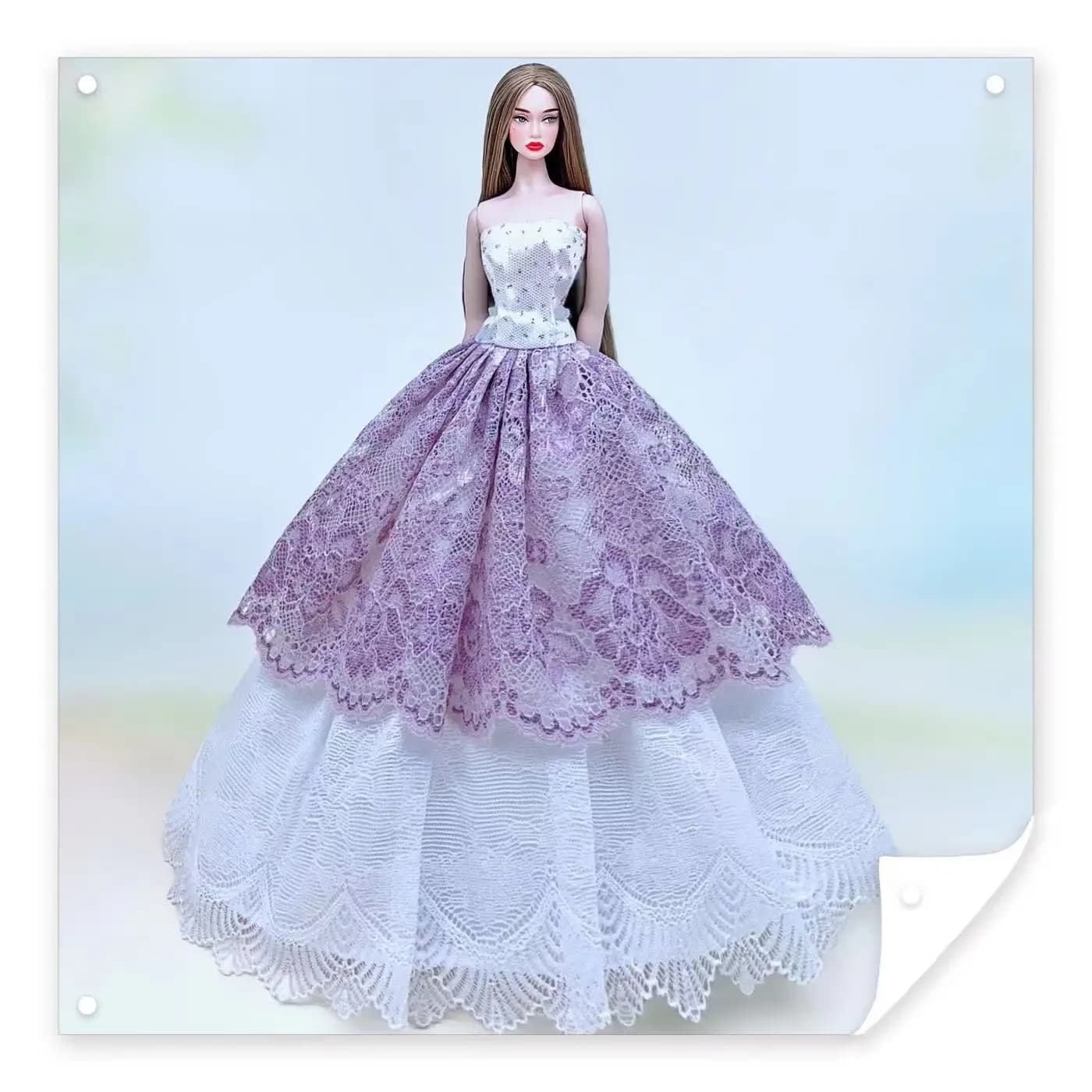 Robes pour poupée barbie, vêtements pour poupée