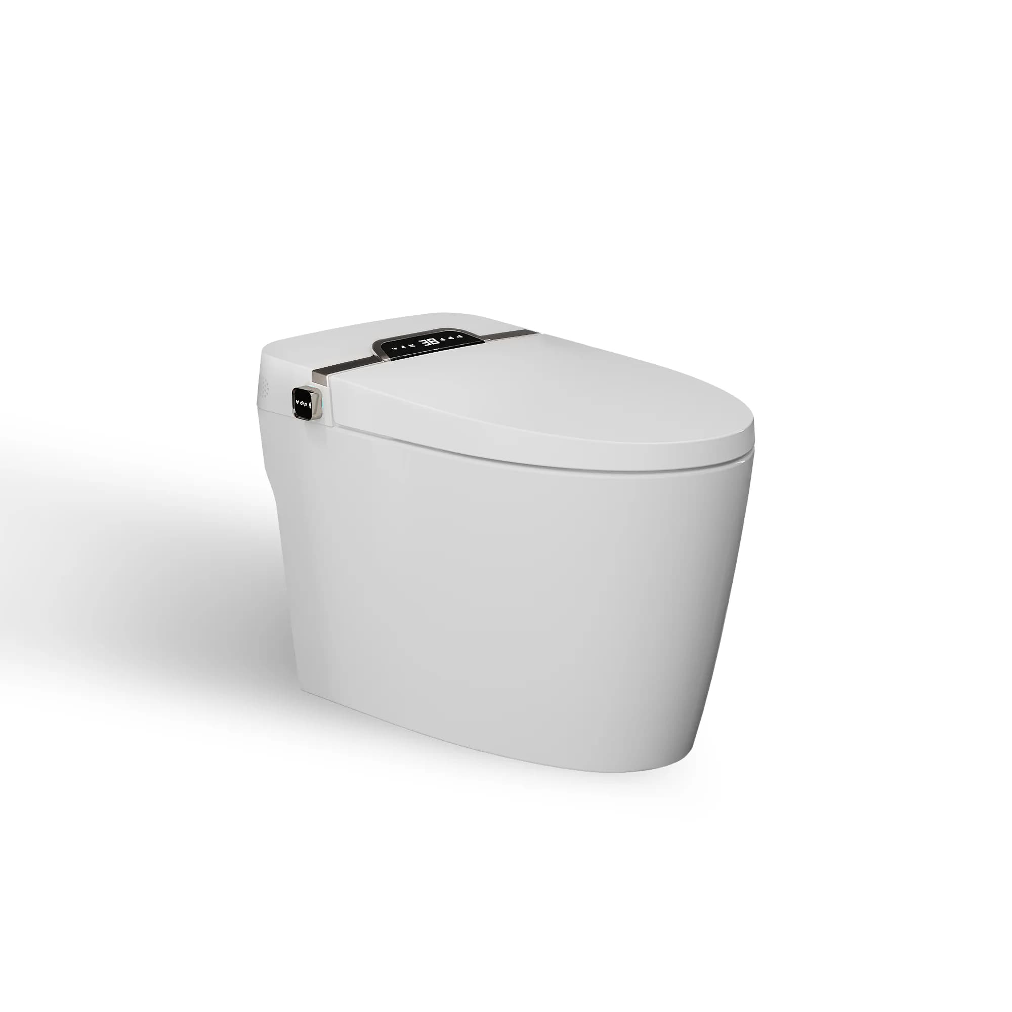 Toilette intelligente moderne Airow MWC avec réservoir d'eau intégré, couvercle à ouverture automati