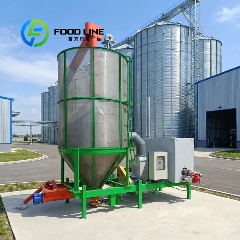 Séchoir à grains spécial pour ferme, structure simple, entretien facile, conçu pour la déshydratatio