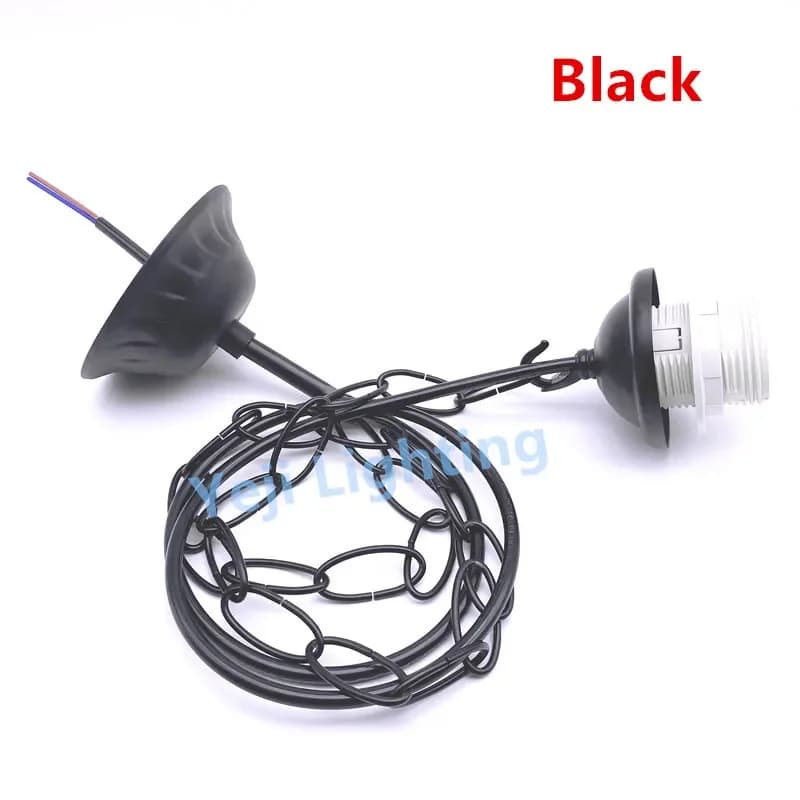 Kit de Plafonnier avec Câble de Chaîne et Cordon, Support de Lampe pour Lustre, Suspension LED, Acce