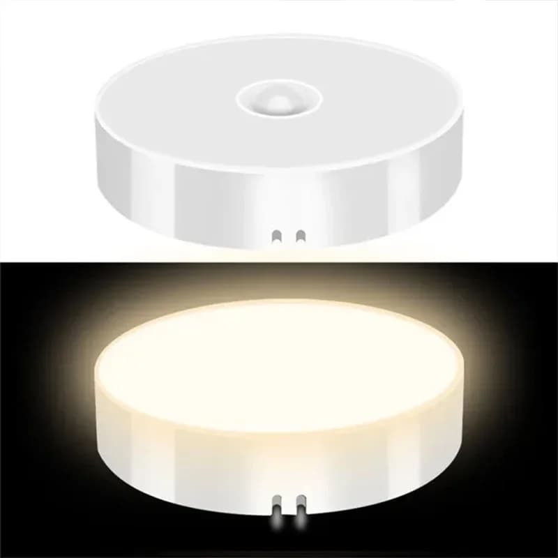 Veilleuse LED à capteur de mouvement PIR, aste par USB, lampe sans fil pour armoire de cuisine, lamp