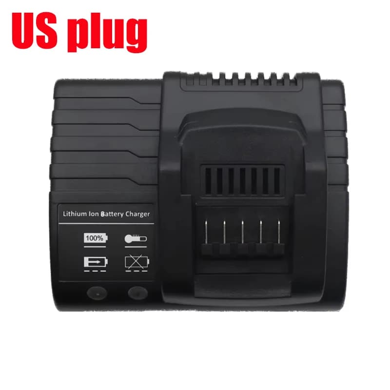 Chargeur rapide portable pour batterie au lithium, compatible avec les batteries au lithium Metabo 1