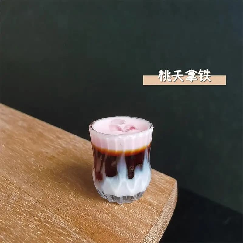 Modèle de jouet miniature de café pour maison de poupée, accessoires de maison de poupée, modèle de 