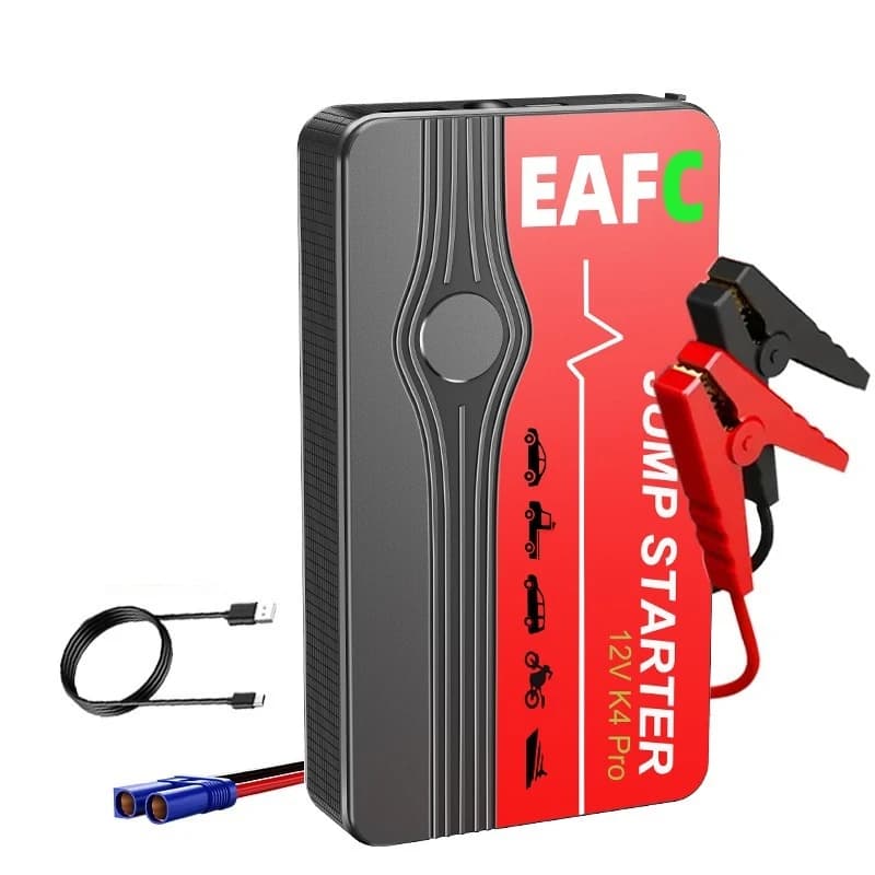 Démarreur de saut de voiture, chargeur de batterie Portable 12V 600a, dispositif de démarrage du mot